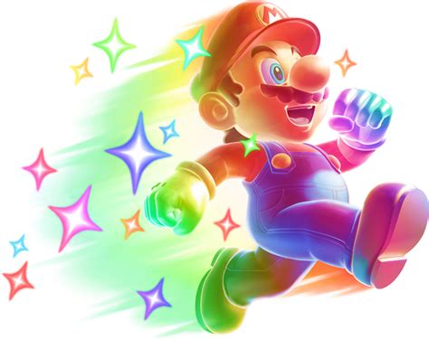 Rainbow Mario Art | Super Mario Star