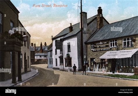 Bampton, Devon - Fore Street Stock Photo - Alamy