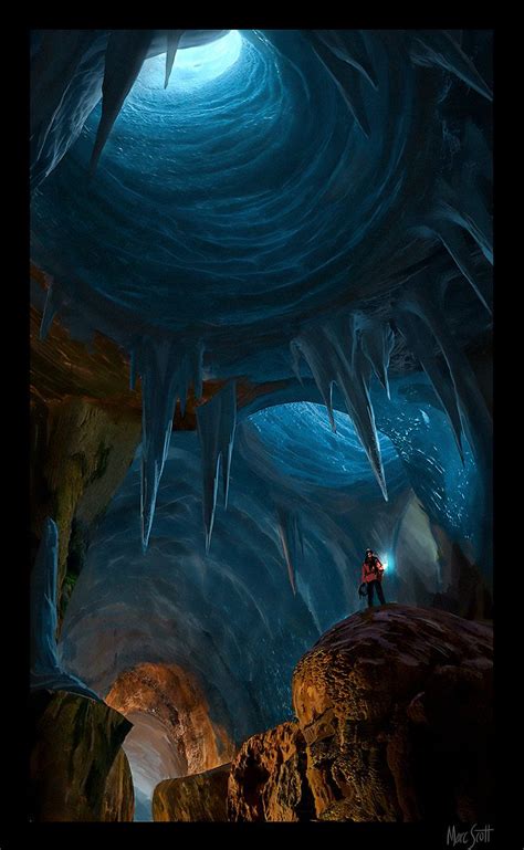 ArtStation - Cave Explorer, Marc Scott | Fantasy landscape, Environment concept art, Scenic art