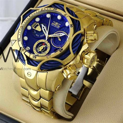 Invicta blue Watch for Men Chronograph | Watches Prime