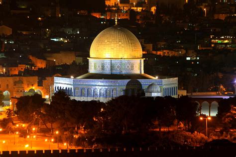 Dome of the Rock by Night Photograph by Philip Neelamegam - Fine Art America