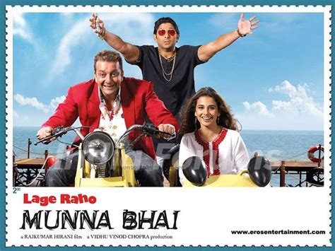 Poster of Lage Raho Munna Bhai with Sanjay,Arshad and Vidya Media