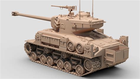 M51 Super Sherman 3D Model $179 - .max .obj .fbx .3ds - Free3D