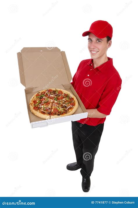 Pizza Delivery Man Royalty Free Stock Photography - Image: 7741877