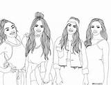 Little Mix Colouring Pages sketch template