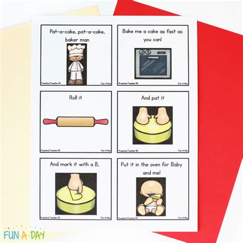 Pat-A-Cake Printable Poem And Sequencing Cards Fun-A-Day!, 45% OFF