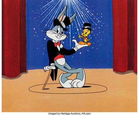 The Bugs Bunny and Tweety Show Bugs Bunny and Tweety Publicity Cel | Lot #48257 | Heritage Auctions