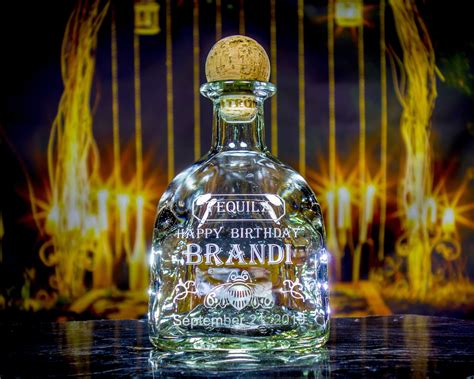 Patron Tequila Custom Engraved & Personalized Bottle Decanter - Etsy in 2022 | Patron tequila ...