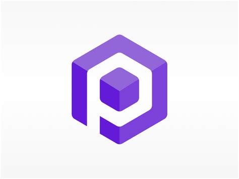 Blockchain Logo "P" by Maxim Zubarev on Dribbble