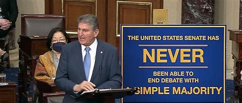 Manchin Reaffirms Support For The Filibuster As Senate Sets To Vote On ...