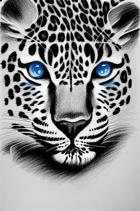 Pencil Sketch Leopard · Creative Fabrica