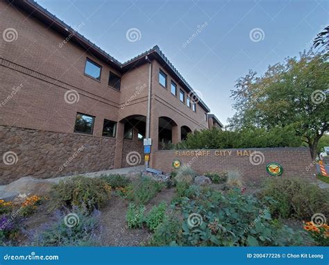 Exterior View of the Flagstaff City Hall Editorial Photo - Image of ...