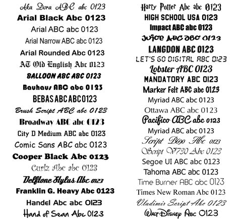 Font Collection