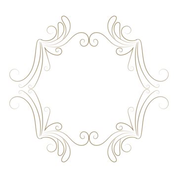 Gold Florla Ornament Frame Vector, Floral, Thai, Frame PNG and Vector ...