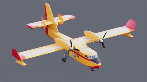 3D Canadair CL-415 Model - TurboSquid 1776099