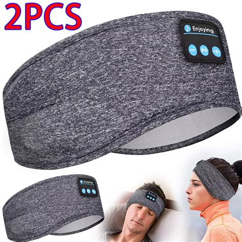 Kcysta 2pcs Sleep Headphones Bluetooth Headband, Wireless Music ...