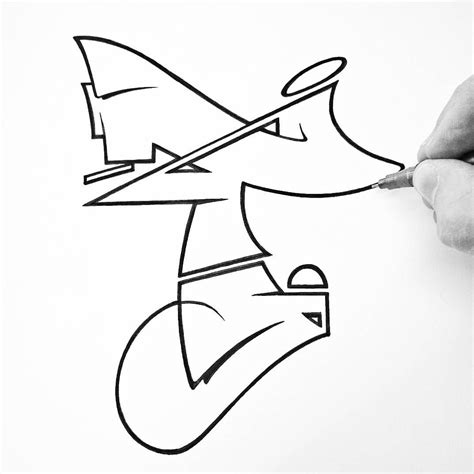 T #Type #Graffiti #letterin | Graffiti lettering, Graffiti alphabet, Graffiti writing