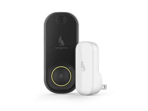 Kangaroo Doorbell Camera + Chime smart front door cam has motion-triggered notifications ...