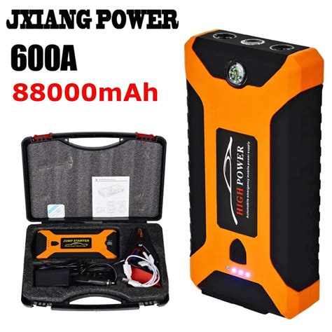 88000mAh Super Power Car Jump Starter Power Bank 600A Portable Car ...