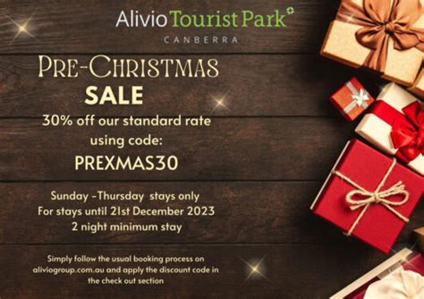 Massive 30% off at Alivio Tourist Park Canberra - LetsGoKids