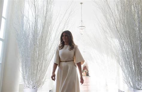 Trump Says Melania's Christmas Decorations Were Better Than Jill Biden's