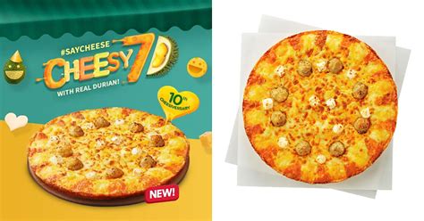 Pizza Hut S'pore to launch new Cheesy 7 'Durian' Pizza from Sept 3 to celebrate 10th anniversary ...