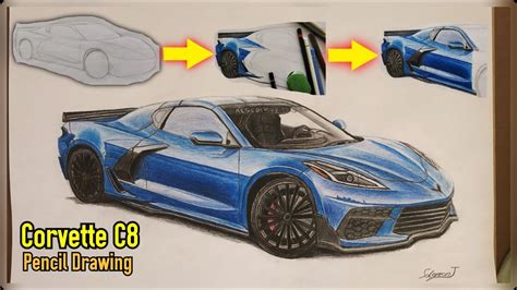 Corvette C8 Drawing