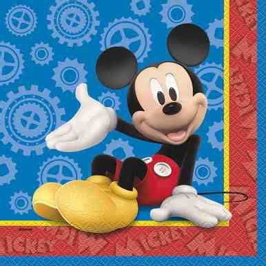 Mickey Mouse Clubhouse Luncheon Napkins [16 Per Pack] - Walmart.com ...