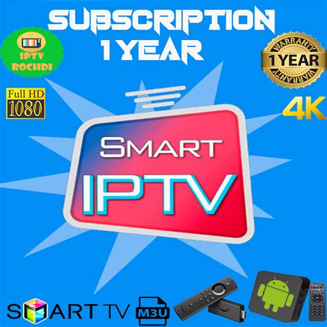 Subscription Smart IPTV 1 Year IPTV USA & Canada & Europe