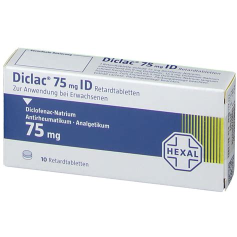 Diclac® 75 mg ID 10 St mit dem E-Rezept kaufen - Shop Apotheke