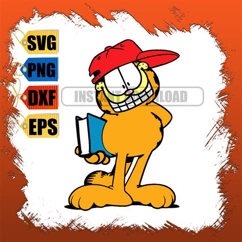 Cartoon SVG, Cartoon Vector, Garfield SVG, Garfield Png, Garfield ...