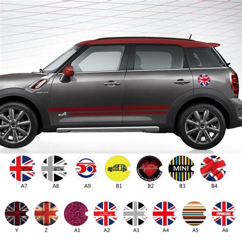 Car Accessories Fuel Tank Cap Sticker Oil tank Decals For Mini Cooper Countryman R50 R52 R53 R55 ...