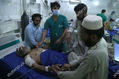 Afghan Man Who Injured Attack On Editorial Stock Photo - Stock Image ...