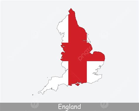 England Map Flag Shaped Flag Outline Vector, Shaped, Flag, Outline PNG and Vector with ...