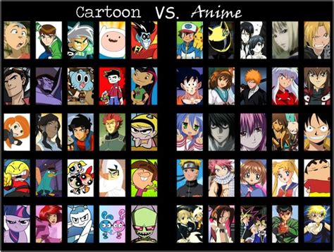 The Difference Between Anime and Cartoons | Anime vs cartoon, Cartoon ...