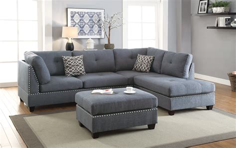 Gray Sectional Sofa | Baci Living Room