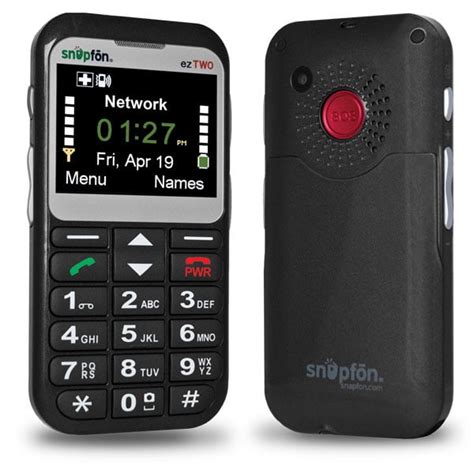 Snapfon ezTWO 3G Big Button Cell Phone for Seniors with SOS Button ...