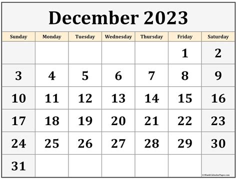 december 2023 calendar free printable calendar - december 2023 calendar ...