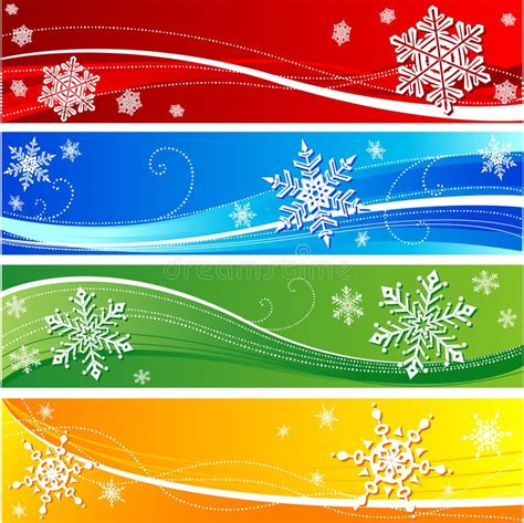 Winter snowflake banner stock vector. Illustration of frame - 3601736