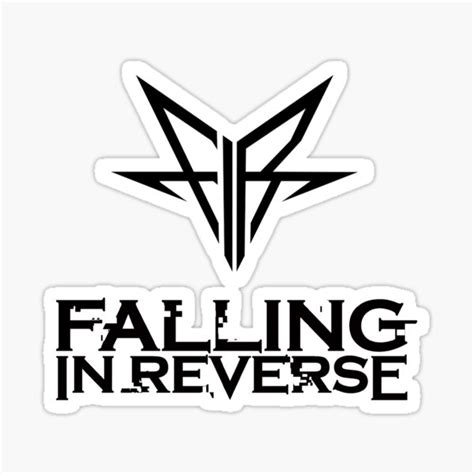 "Falling In Reverse Rock logo" Sticker for Sale by classicrockart | Redbubble