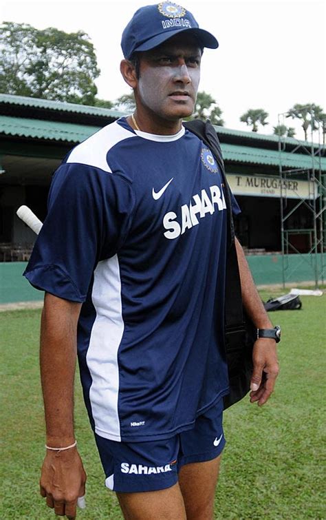 Anil Kumble walks out for a practice session | ESPNcricinfo.com