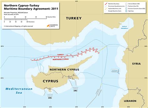 Northern Cyprus–Türkiye Maritime Boundary | Sovereign Limits