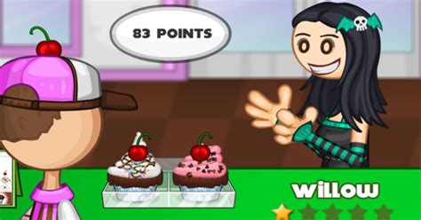 Papa's Cupcakeria - now available at GoGy free online games