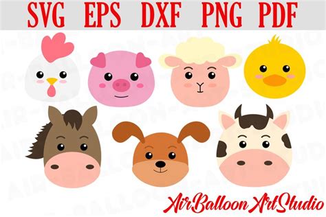 Farm Animal Svg Images - 1824+ SVG PNG EPS DXF in Zip File - Free SGV Library