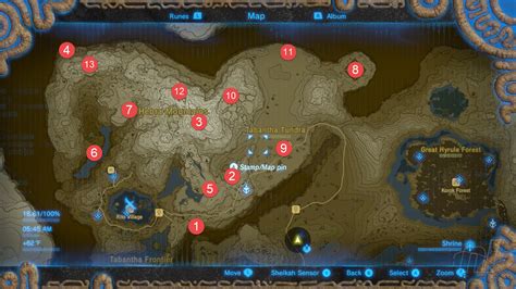 Legend of zelda breath of the wild shrine locations - mevainsure