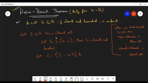 HEINE BOREL THEOREM(POINT SET THEORY PART 5) - YouTube