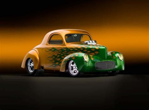 1941, Willys, Hot, Rod, Rods, Custom, Retro, Vintage Wallpapers HD / Desktop and Mobile Backgrounds