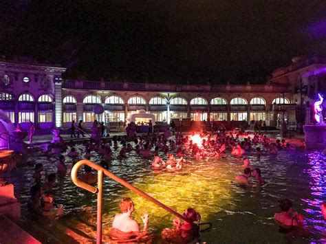 Epic Budapest Pool Party at Szechenyi Baths