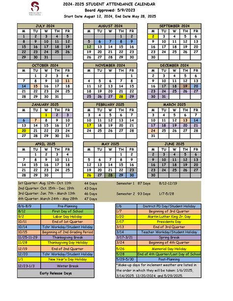 Seminole County Public Schools Calendar 2024-2025