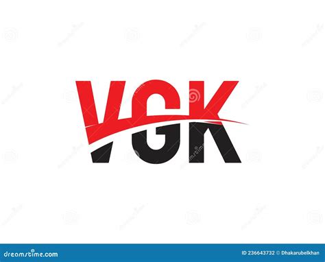 VGK Letter Initial Logo Design Vector Illustration Stock Vector ...